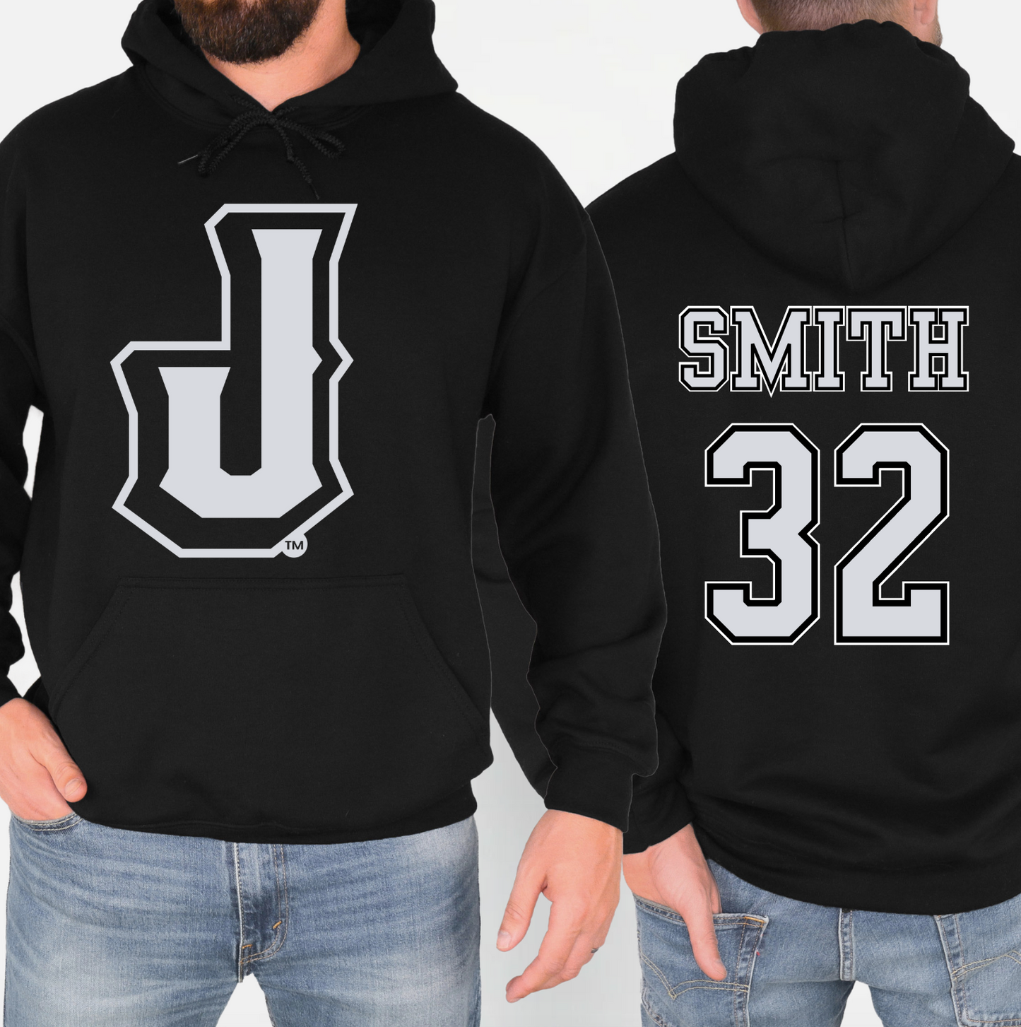 JTB: Johnnies "J" Personalized Team Hooded Sweatshirt