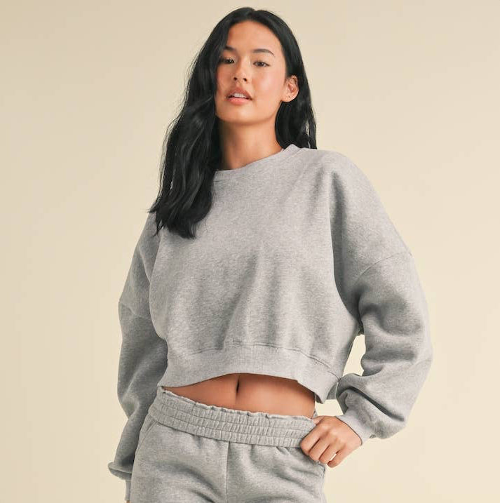 Cozy Fleece Oversized Crewneck Sweatshirt