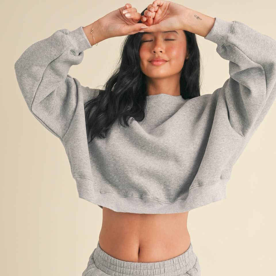Cozy Fleece Oversized Crewneck Sweatshirt