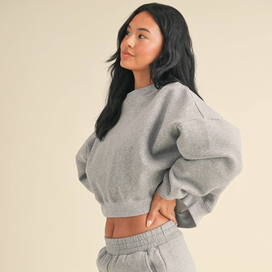 Cozy Fleece Oversized Crewneck Sweatshirt