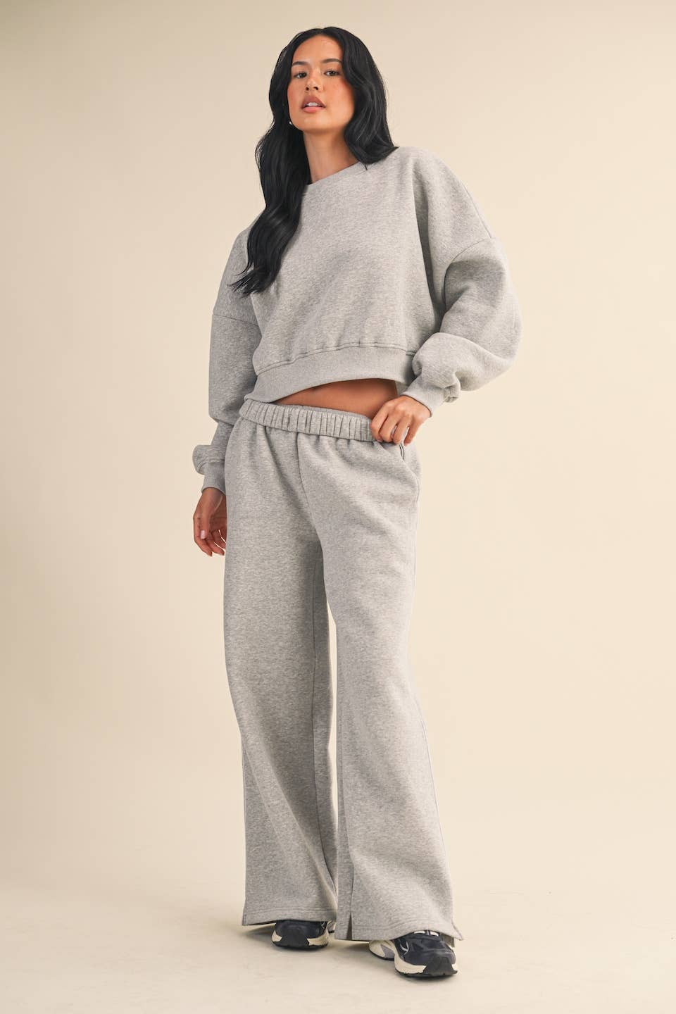 Cozy Fleece Oversized Crewneck Sweatshirt