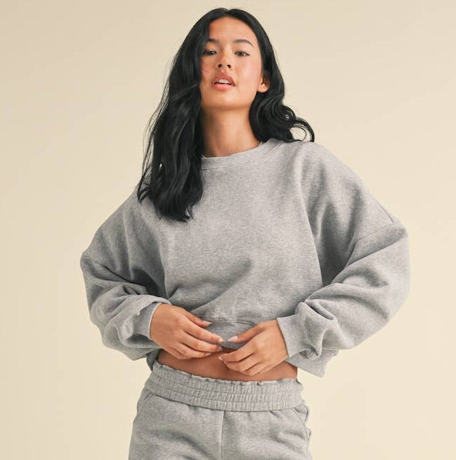Cozy Fleece Oversized Crewneck Sweatshirt