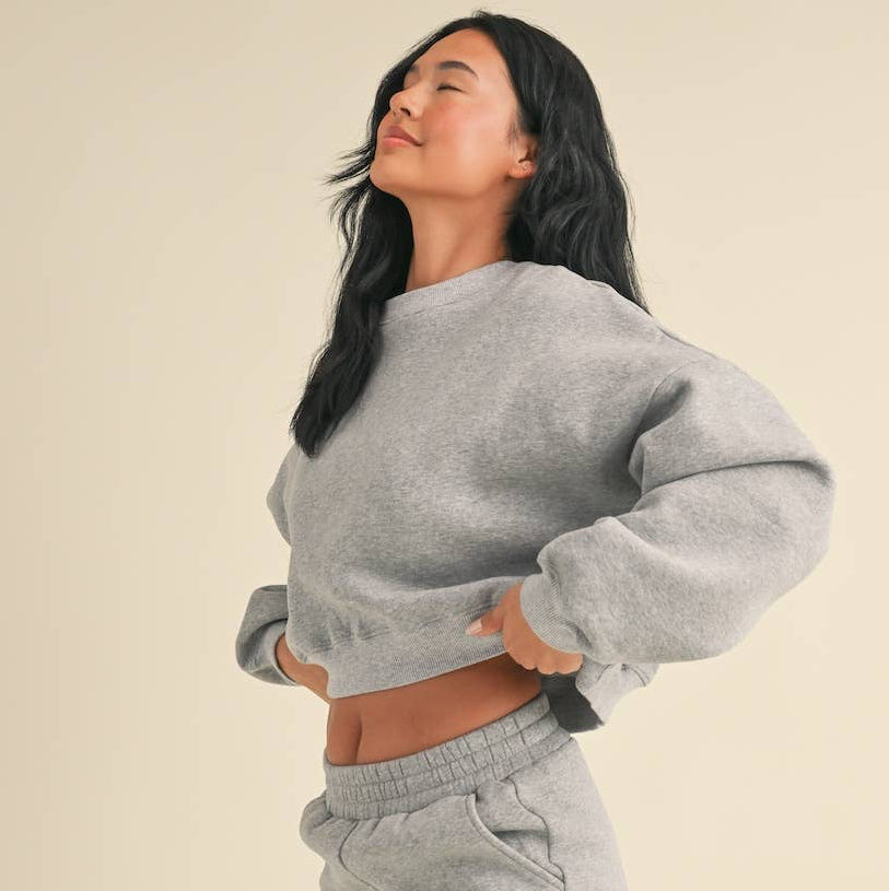 Cozy Fleece Oversized Crewneck Sweatshirt