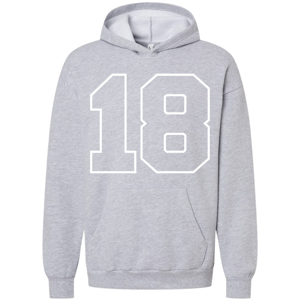 Number Hooded Sweatshirt