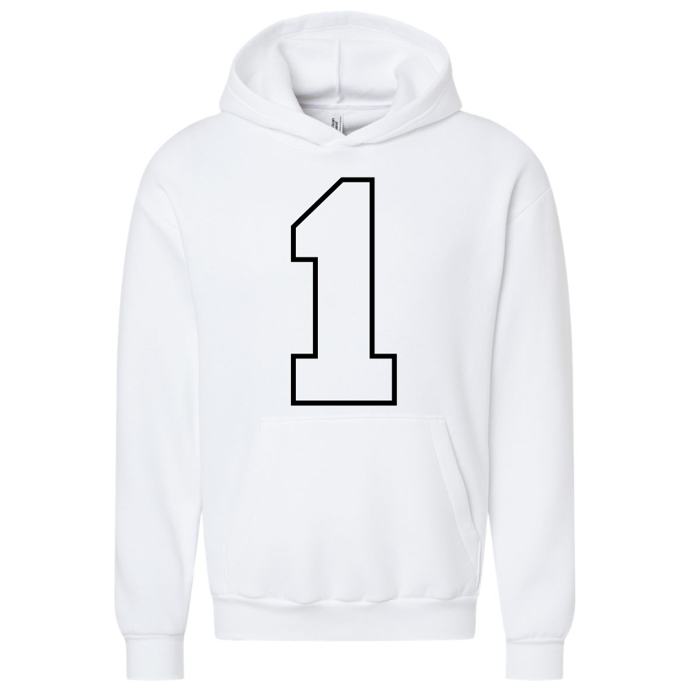 Number Hooded Sweatshirt