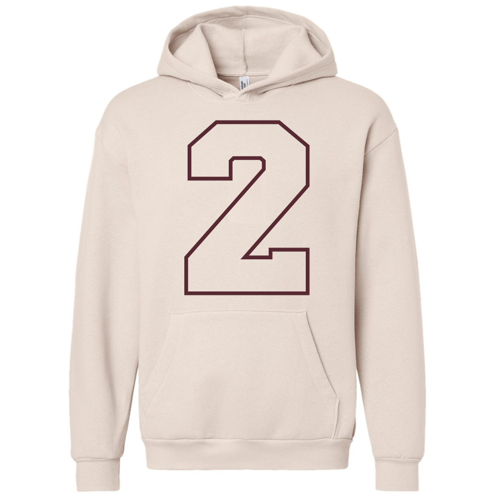 Number Hooded Sweatshirt