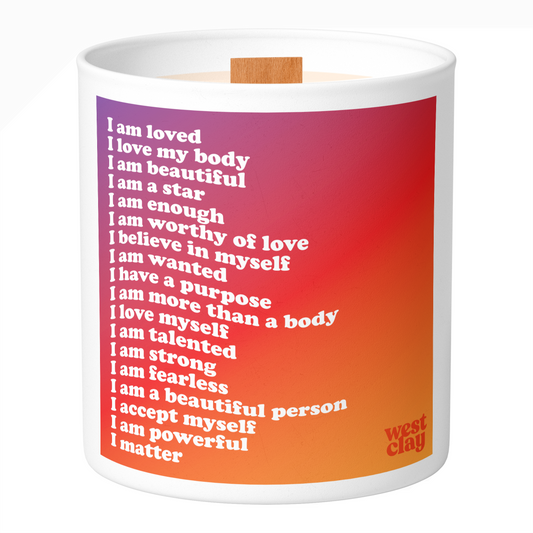 I Am Affirmation Candle | Honeydew Melon •  Fresh Cucumber